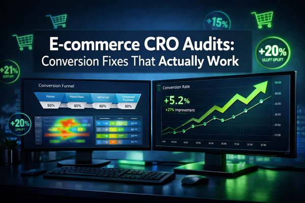 E-commerce CRO Audits (Conversion Fixes)