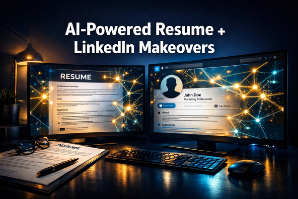 AI-Powered Resume + LinkedIn Makeovers